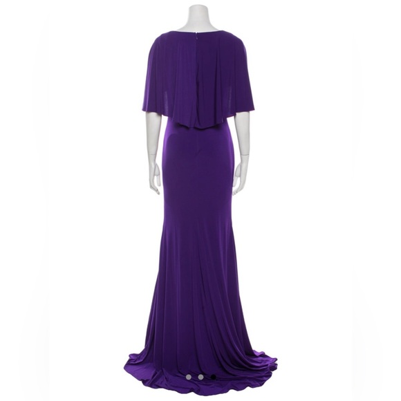 Jovani gown in Violet Purple size 6. This gown is fitted at hip then flares. - Picture 2 of 3